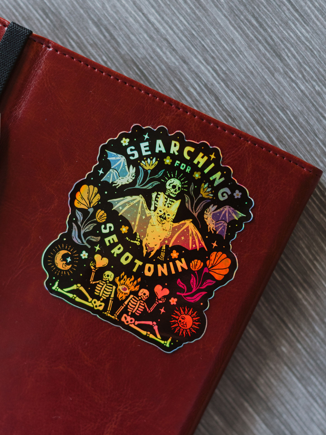 Seraching Sticker Searching For Serotonin Holographic Sticker | Octopied Mind – Octopied ...