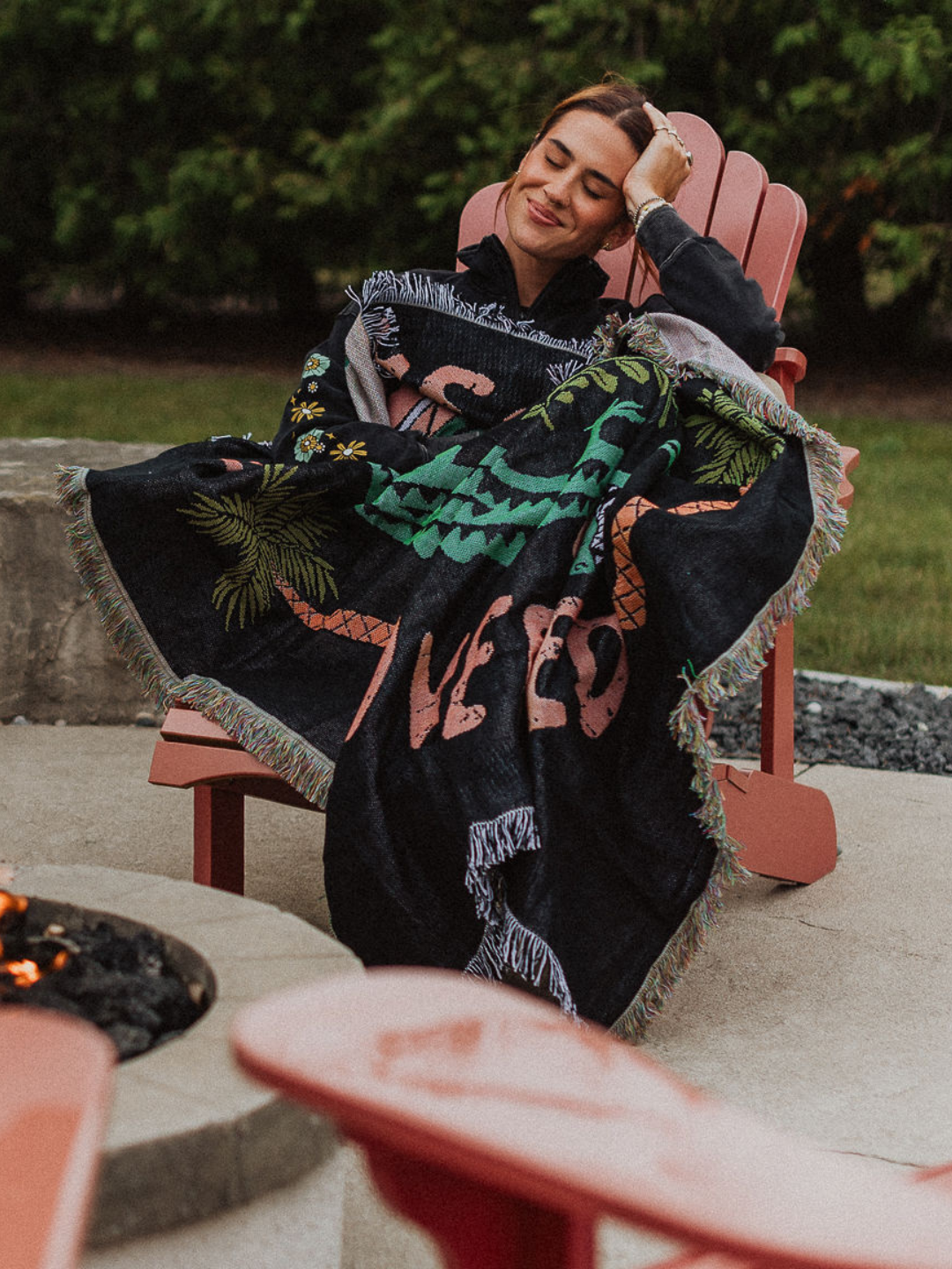 Overwhelmed Woven Blanket - Octopied Mind