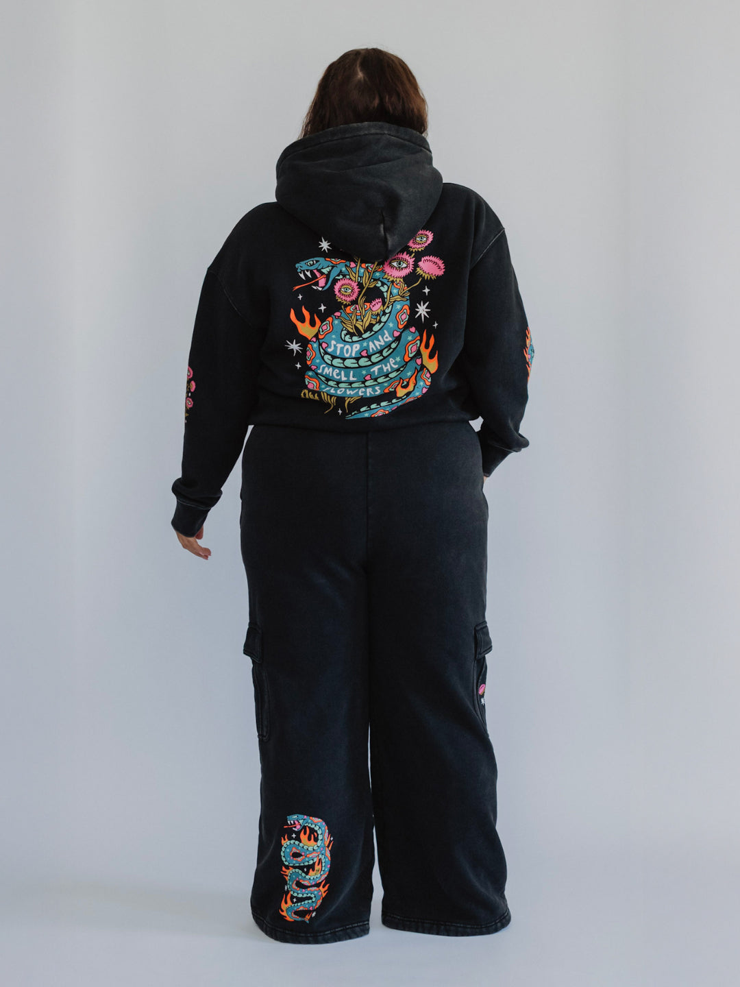 Smell the Flowers Cargo Sweatpants