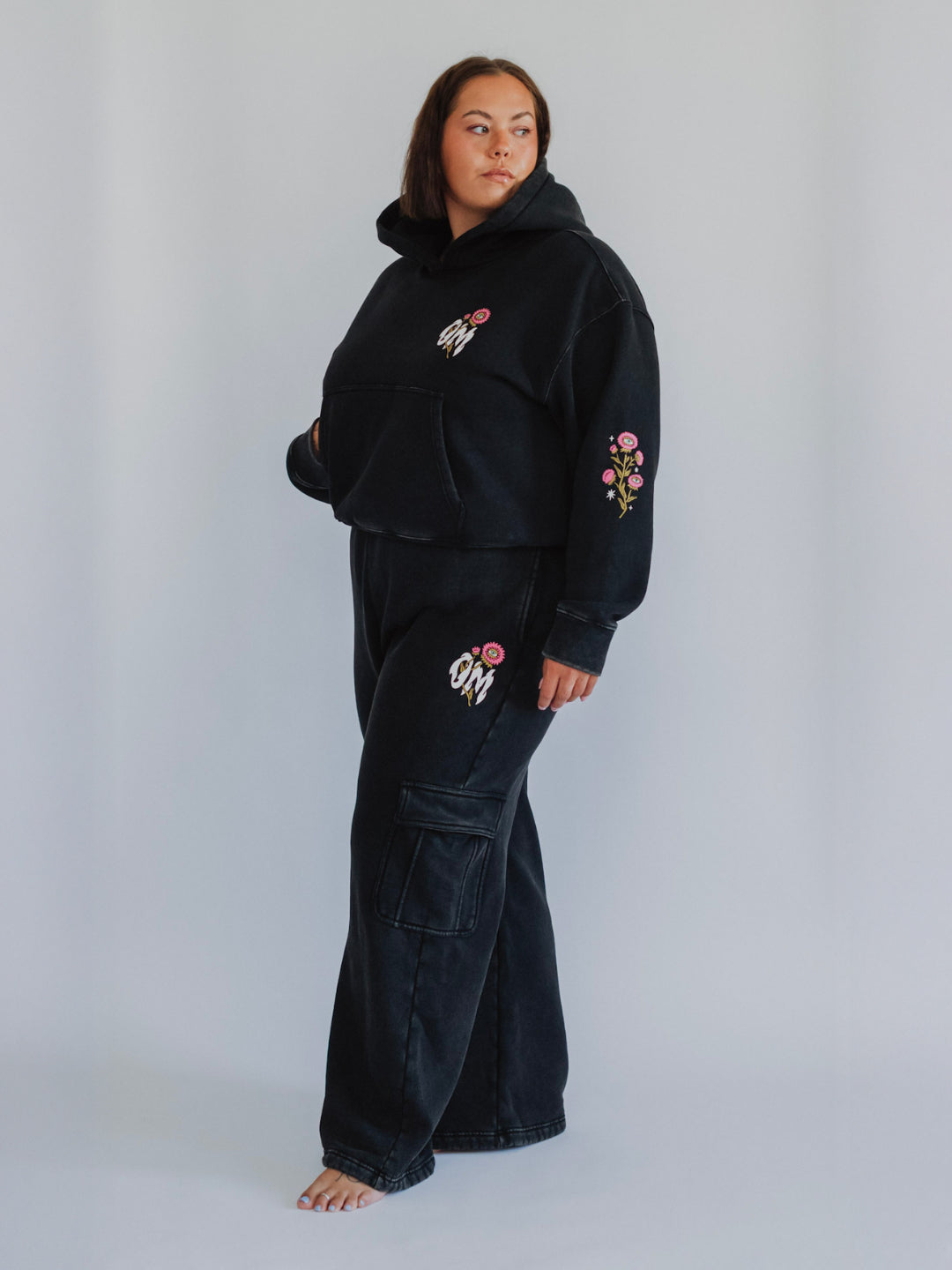 Smell the Flowers Cargo Sweatpants