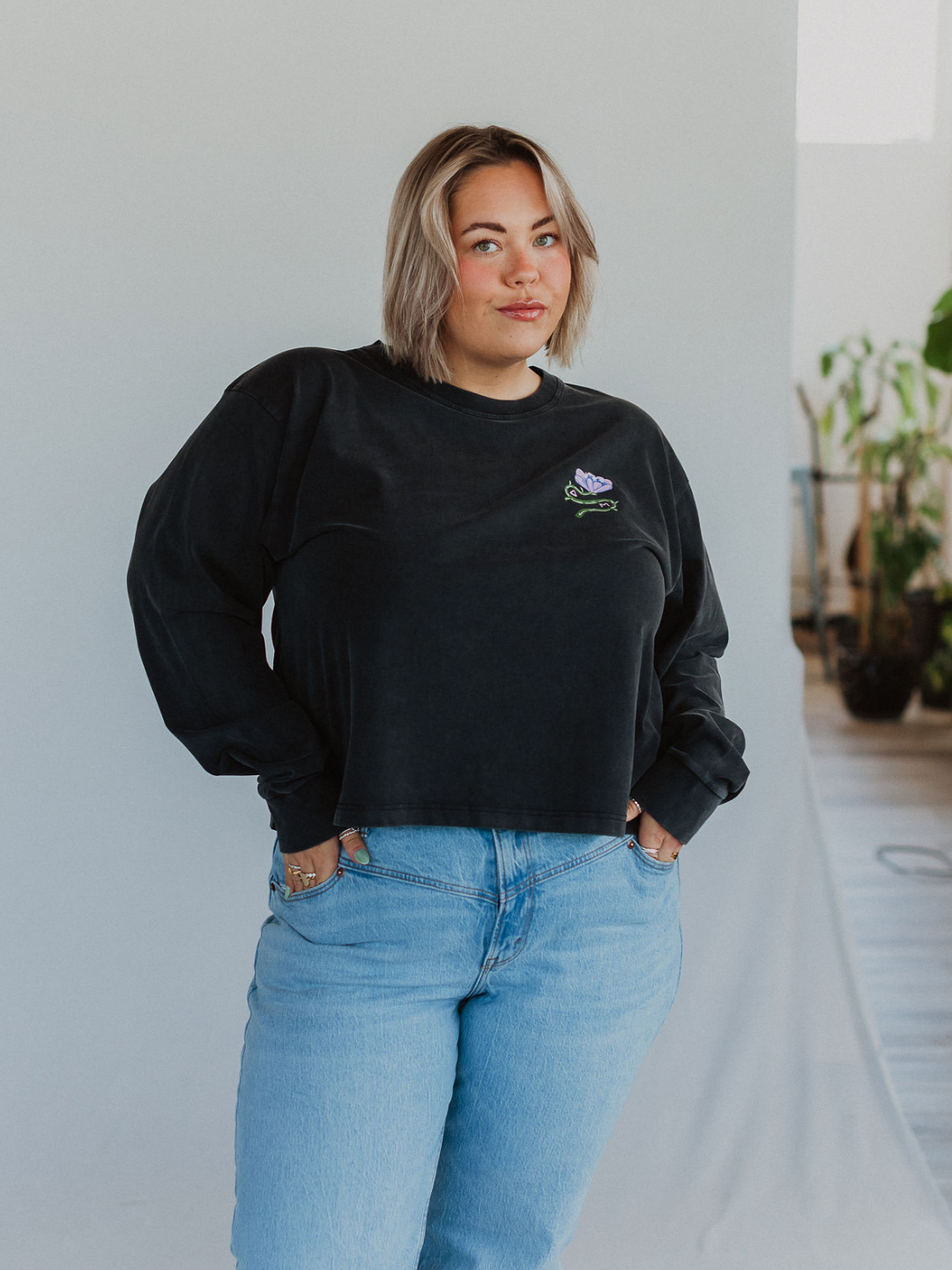 Wildflower Mineral Wash Long Sleeve - Octopied Mind