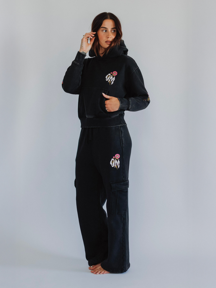 Smell the Flowers Cargo Sweatpants