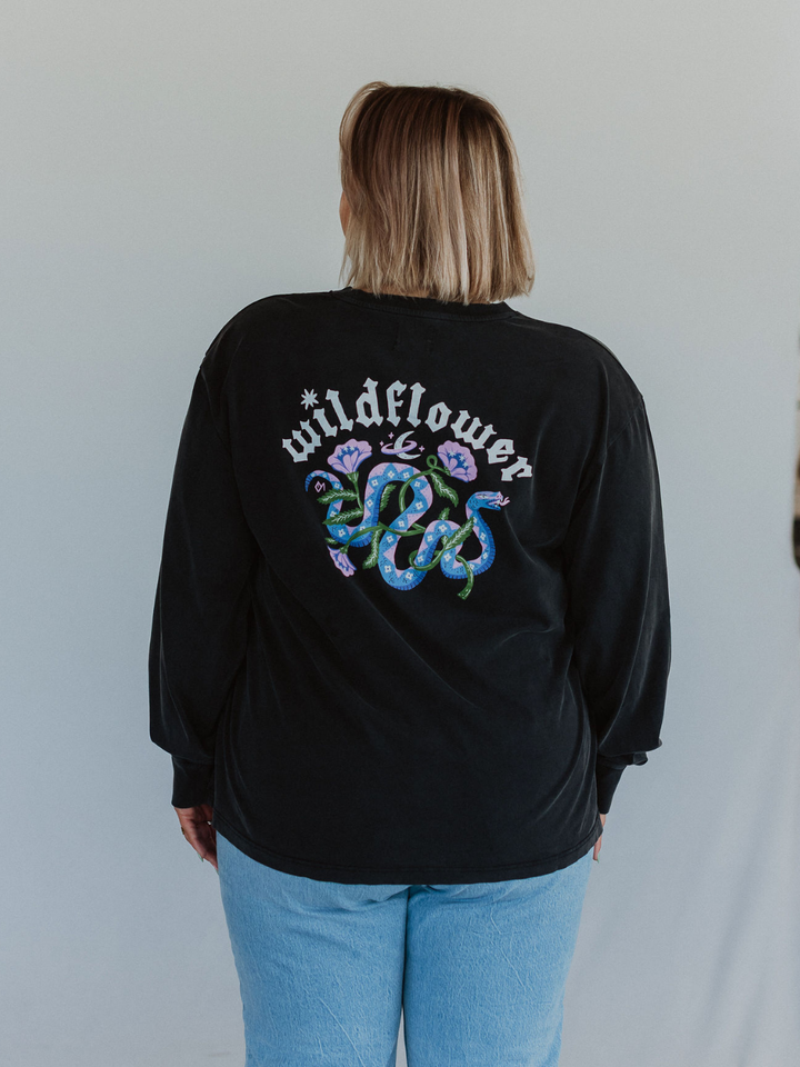 Wildflower Mineral Wash Long Sleeve - Octopied Mind