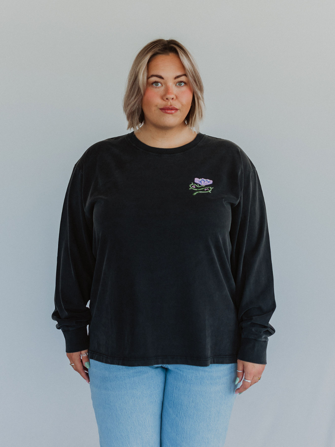 Wildflower Mineral Wash Long Sleeve - Octopied Mind