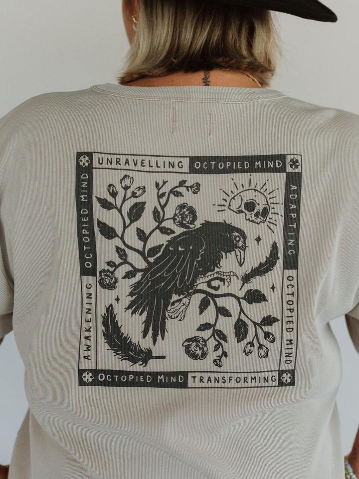 Adapting Vintage Ribbed Tee - Octopied Mind