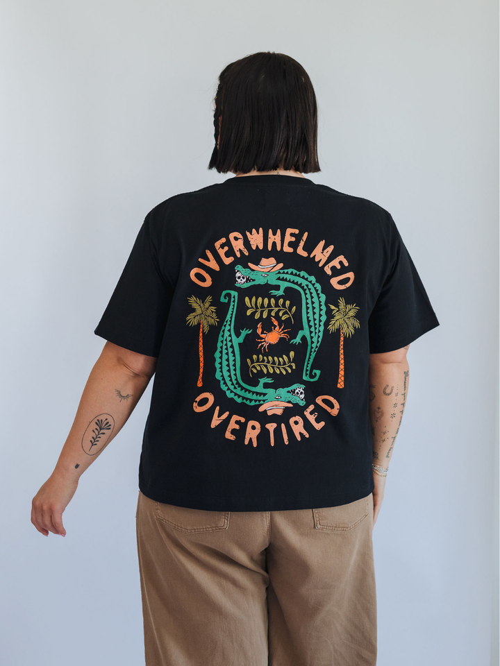 T-shirt « Débordé et épuisé »