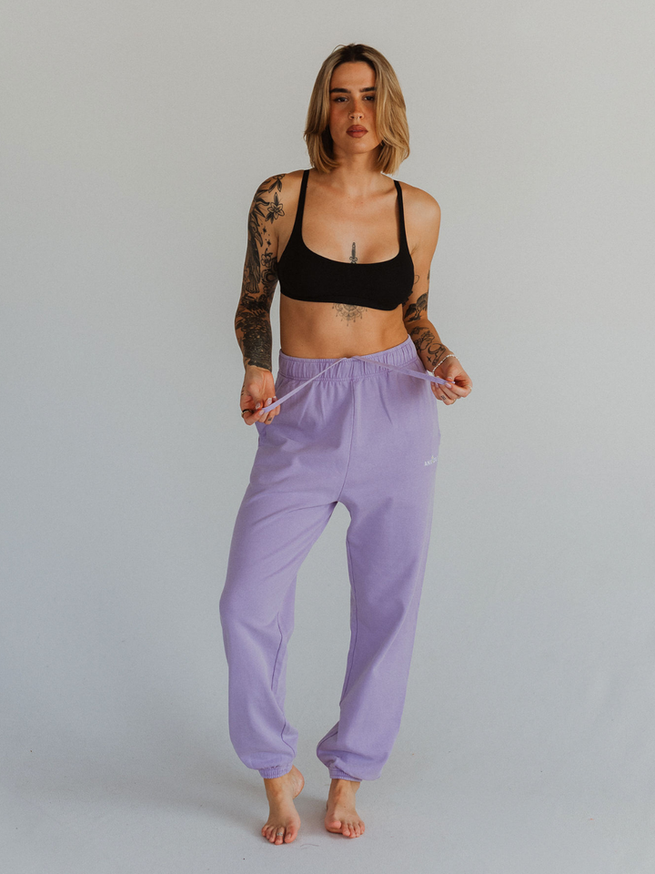 Anxious Mineral Wash Sweatpants - Octopied Mind