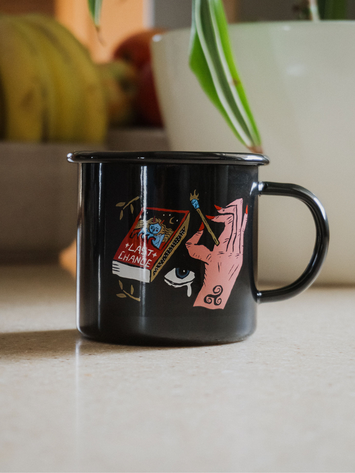 Destined to Disappoint Enamel Mug - Octopied Mind