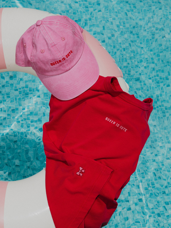 Queer Is Cute Baseball Hat