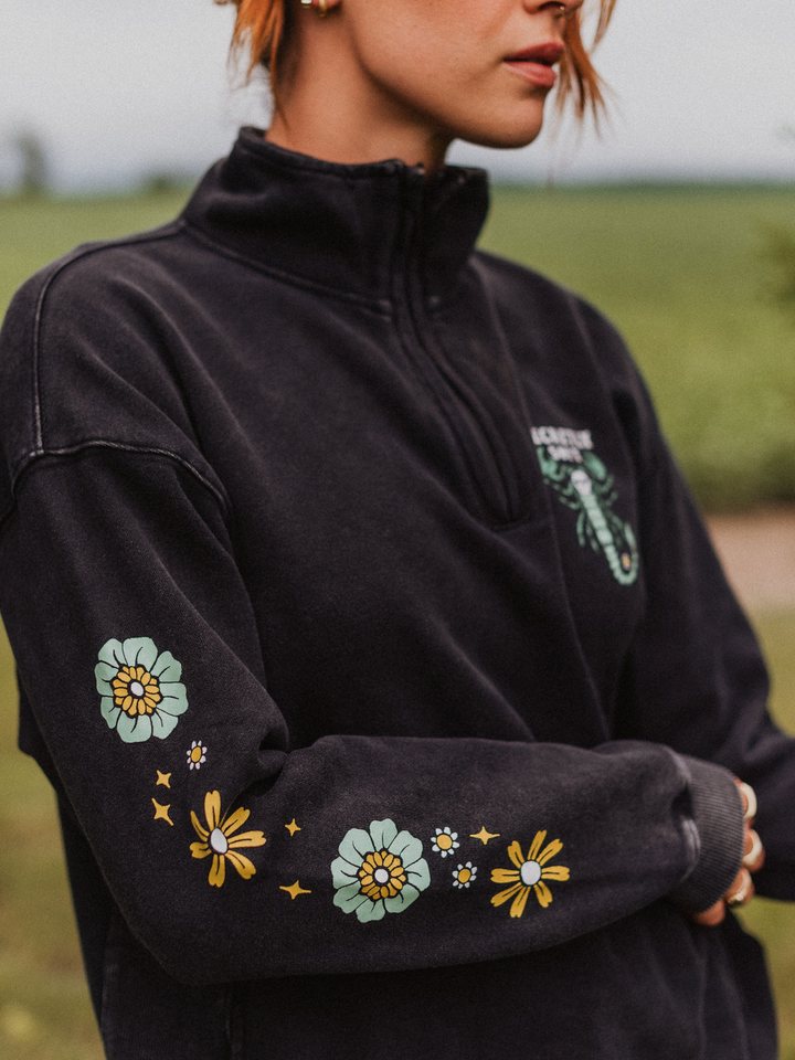 Secretly Soft 1/4 Zip Sweater - Octopied Mind