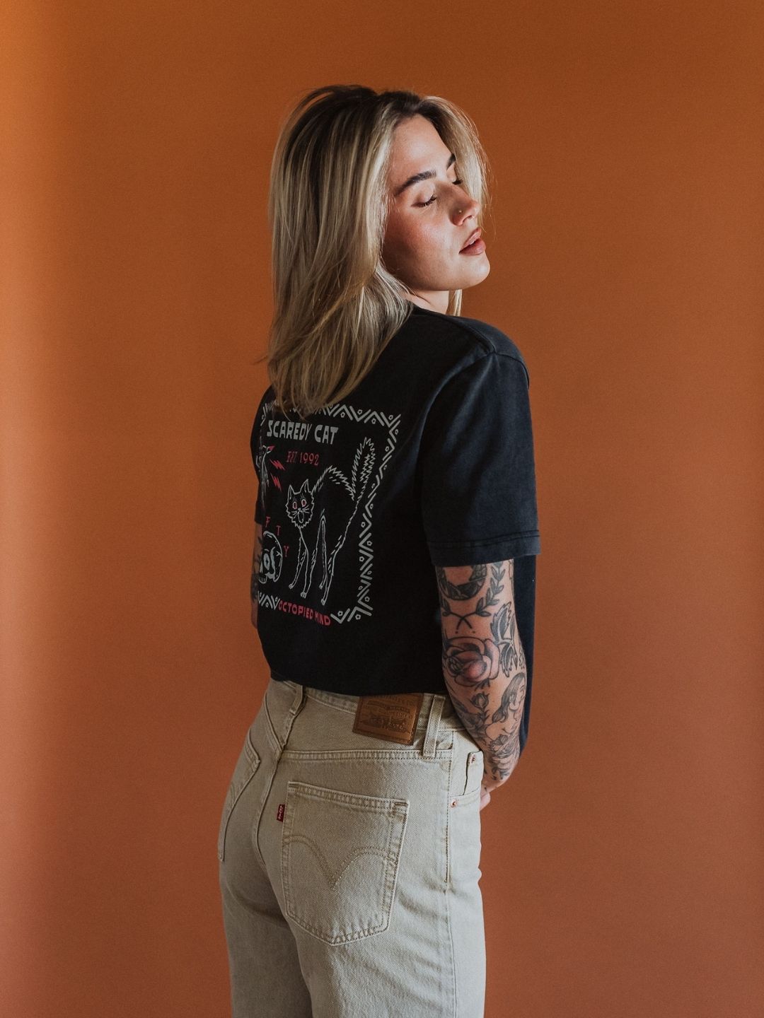 Scaredy Cat Mineral Wash T-Shirt