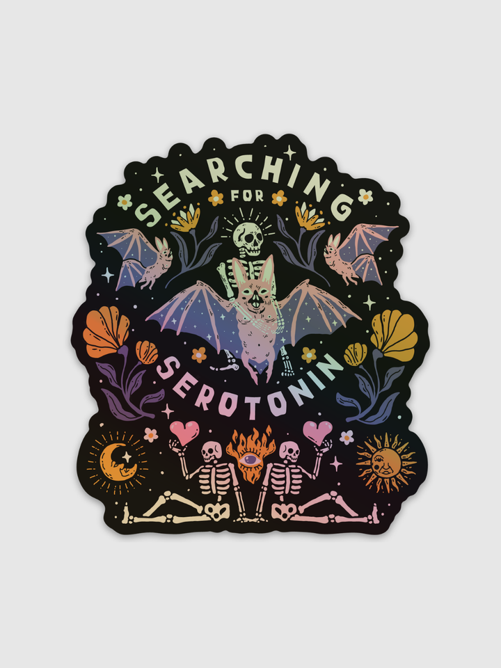 Searching For Serotonin Sticker