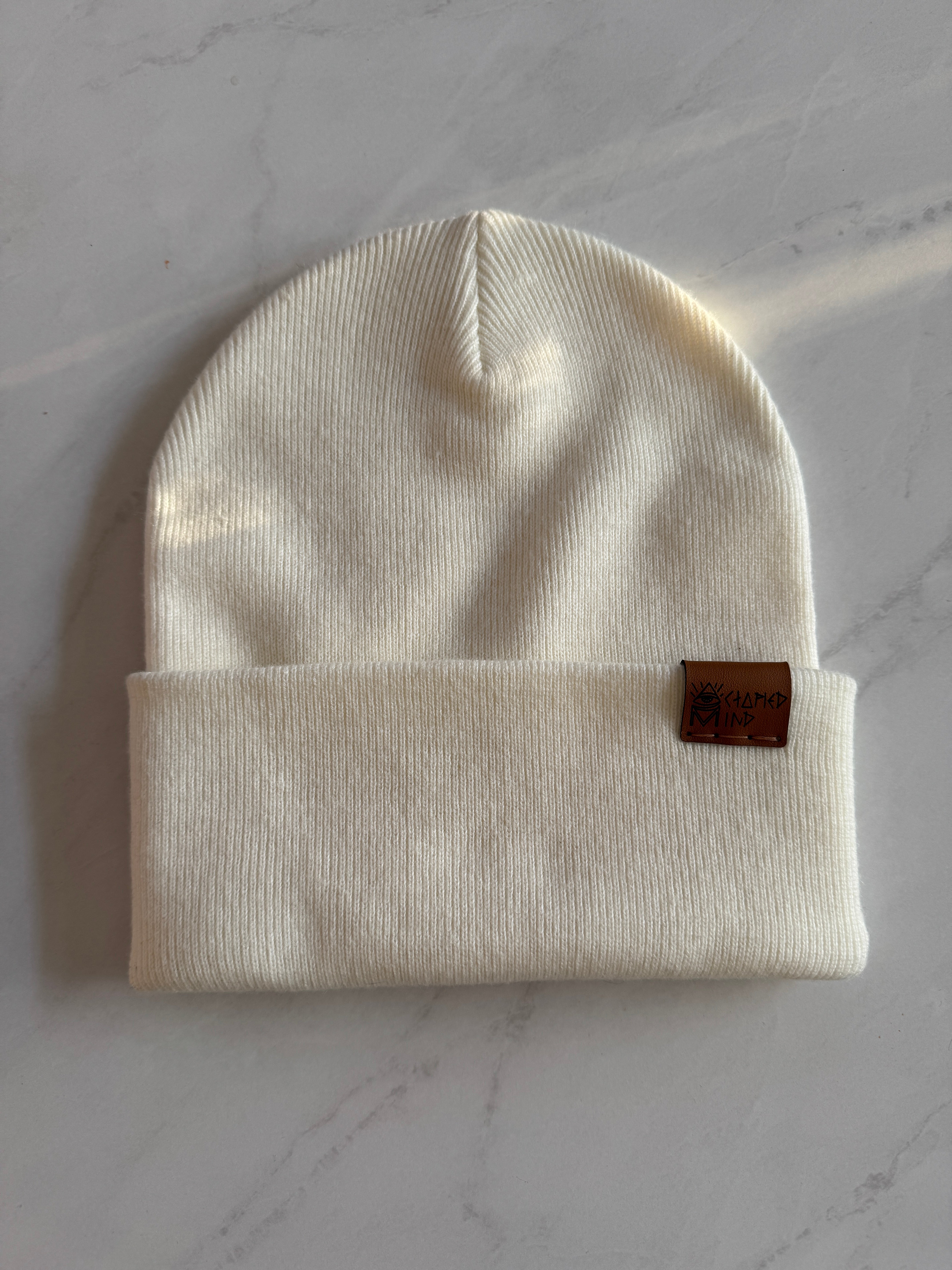 Bone Acrylic Beanie