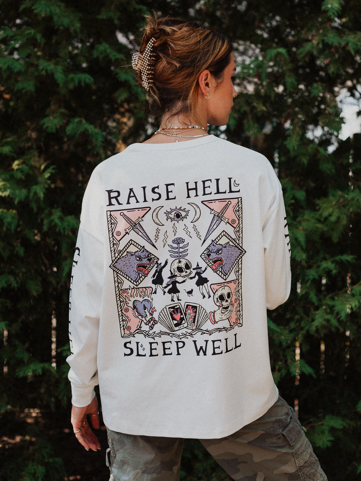 Raise Hell Bamboo Long Sleeve - Octopied Mind
