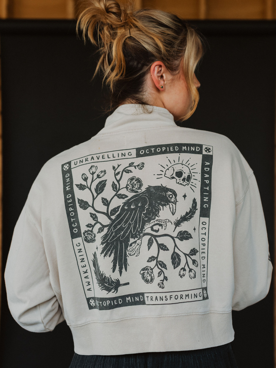 Adapting 1/4 Zip Vintage Sweater - Octopied Mind