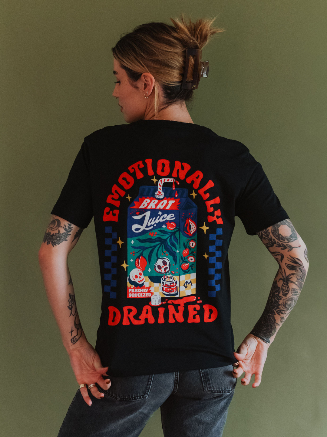 Emotionally Drained Mineral Wash T-Shirt