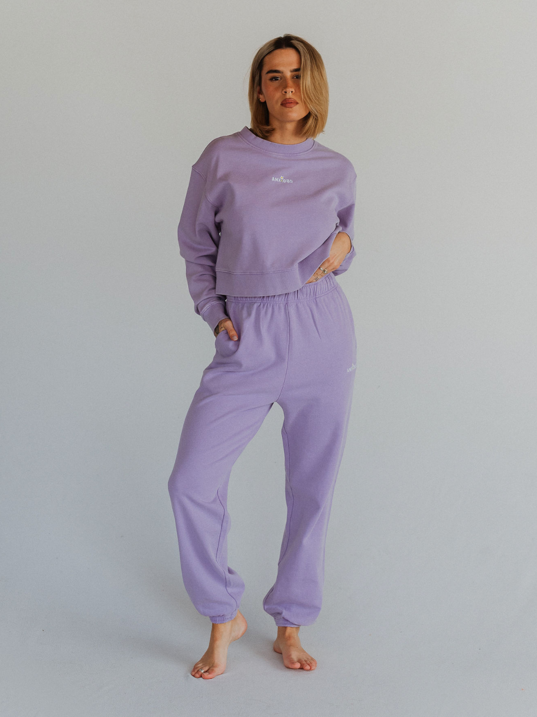 Anxious Mineral Wash Sweater - Octopied Mind