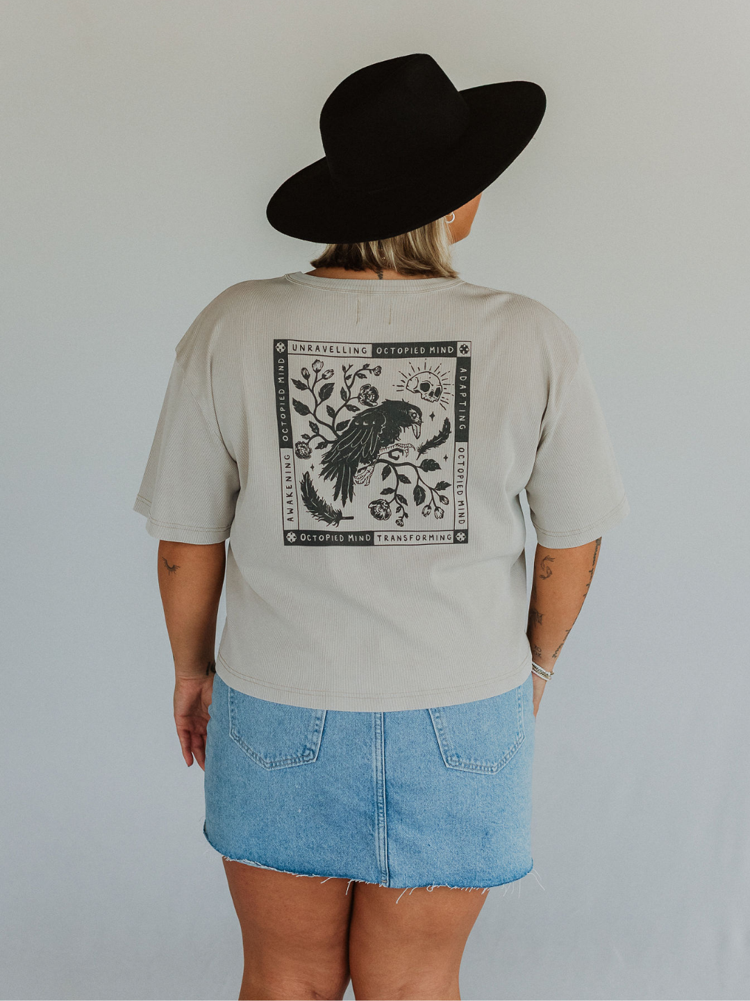 Adapting Vintage Ribbed Tee - Octopied Mind