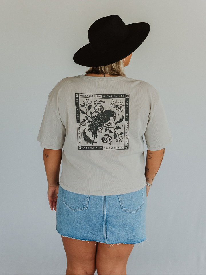 Adapting Vintage Ribbed Tee - Octopied Mind