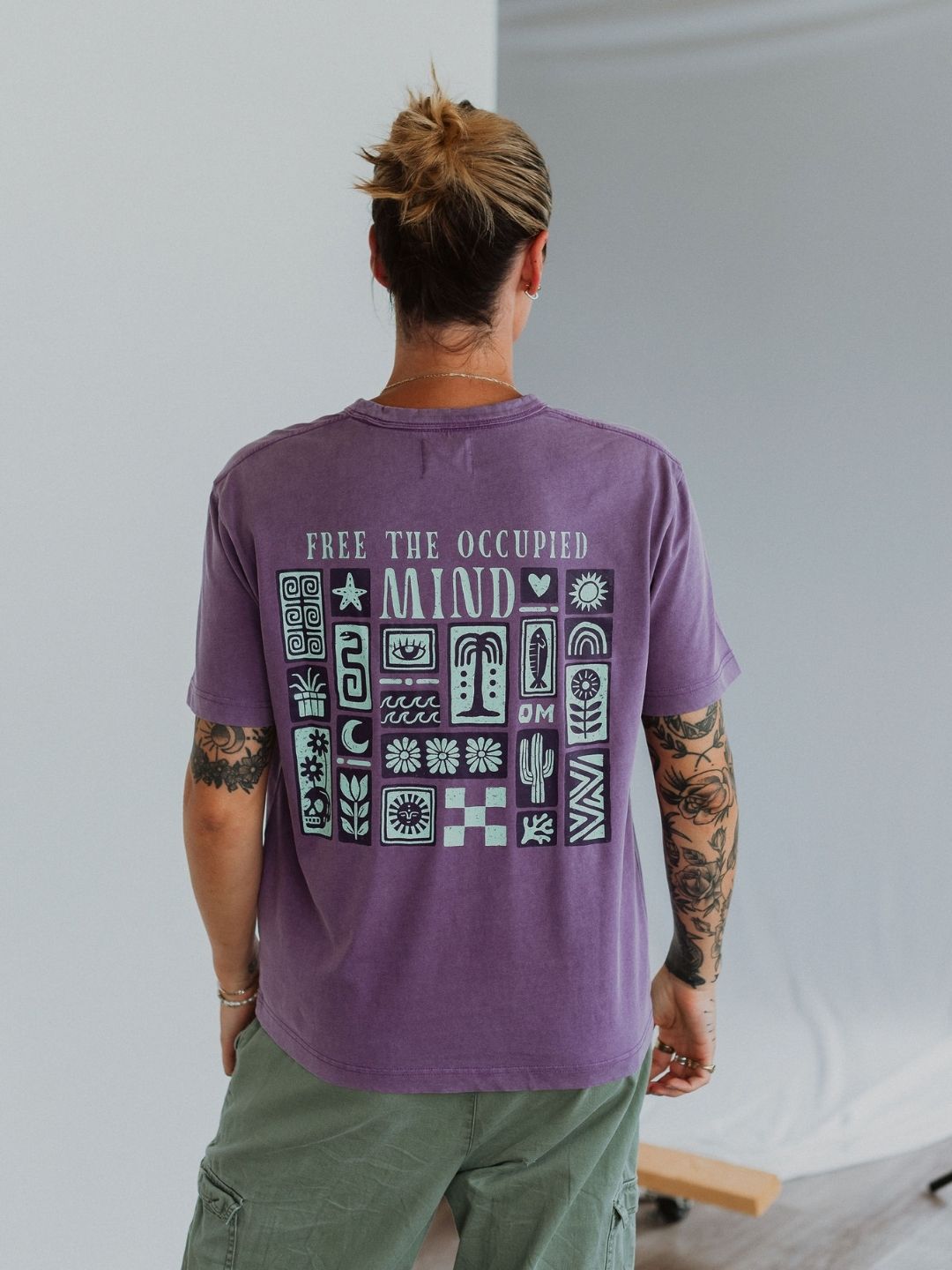 Occupied Mind Mineral Wash T-Shirt - Octopied Mind