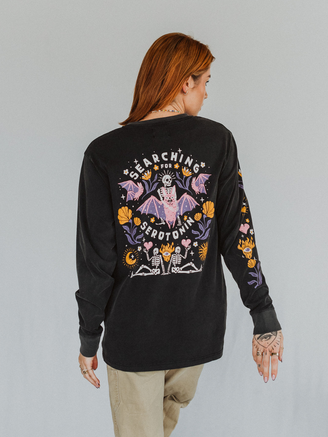 Searching for Serotonin Mineral Wash Long Sleeve