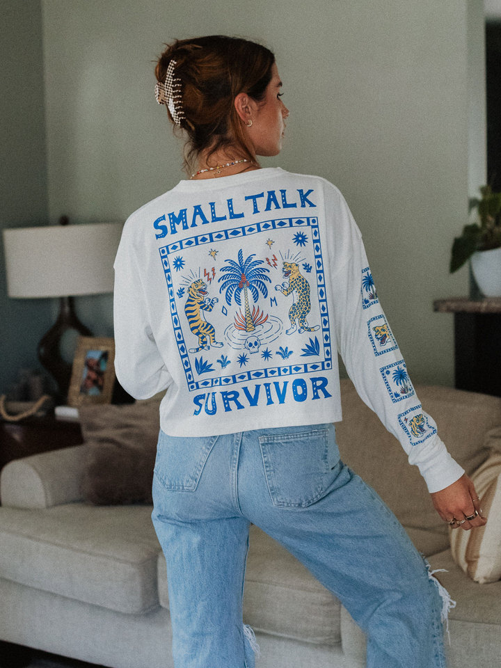 Small Talk Survivor Bamboo Long Sleeve - Octopied Mind