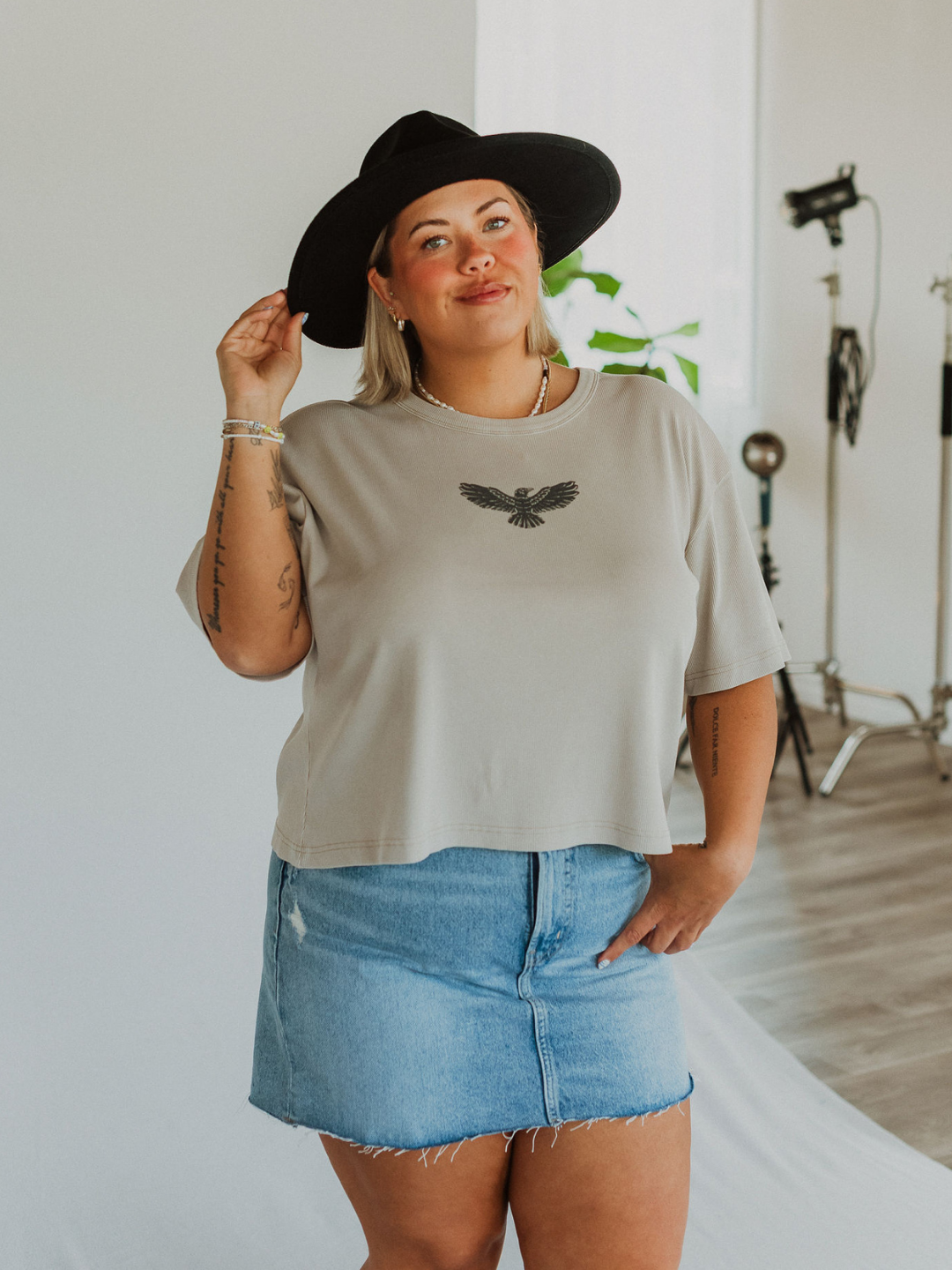 Adapting Vintage Ribbed Tee - Octopied Mind