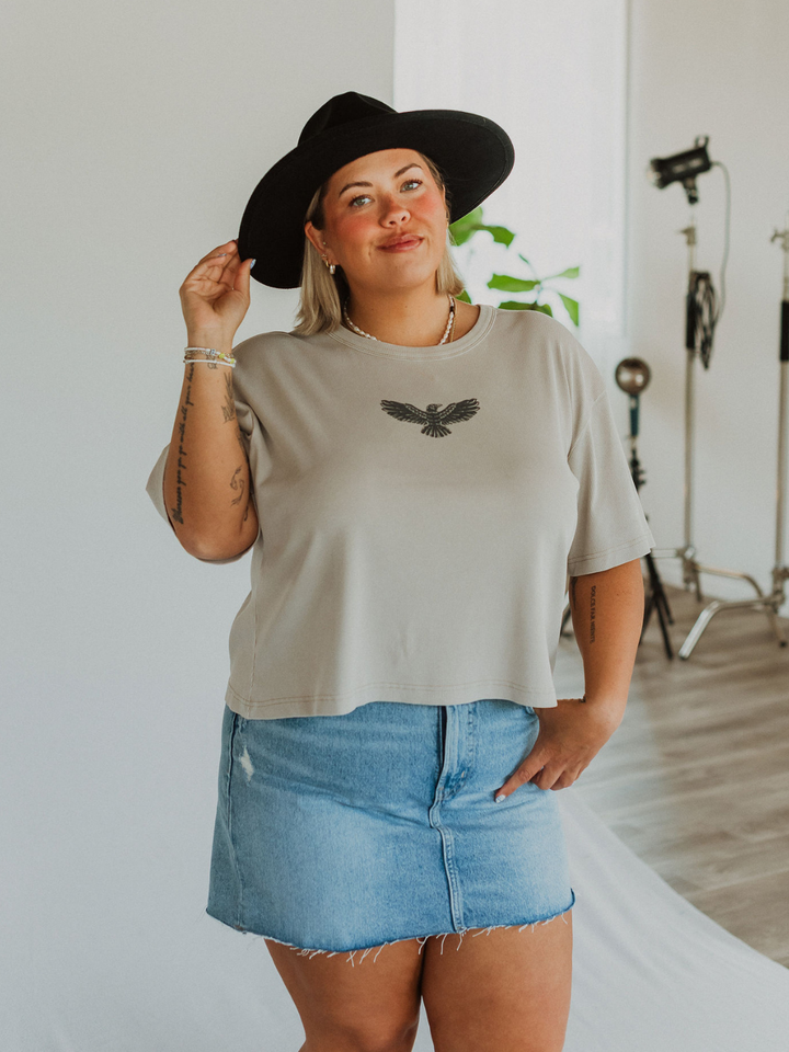 Adapting Vintage Ribbed Tee - Octopied Mind