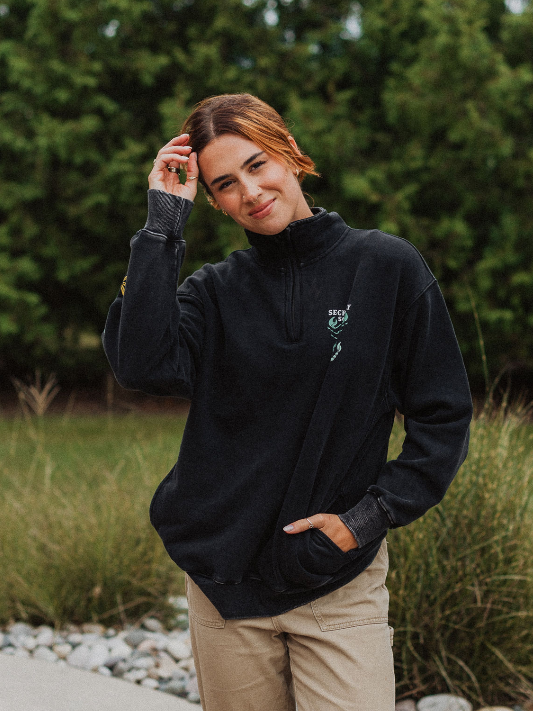 Secretly Soft 1/4 Zip Sweater - Octopied Mind