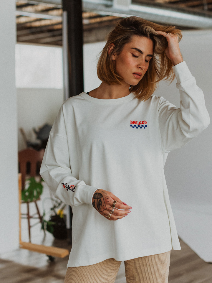 Emotionally Drained Bamboo Long Sleeve - Octopied Mind