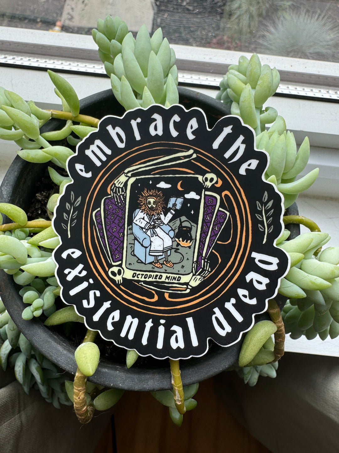 Existential Dread Sticker - Octopied Mind