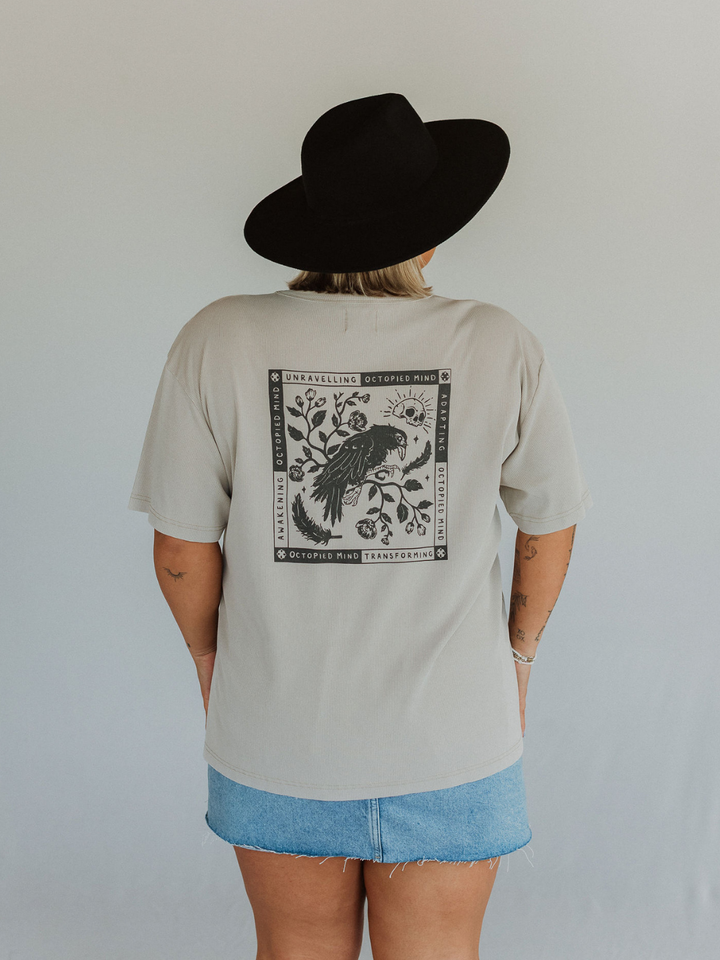 Adapting Vintage Ribbed Tee - Octopied Mind