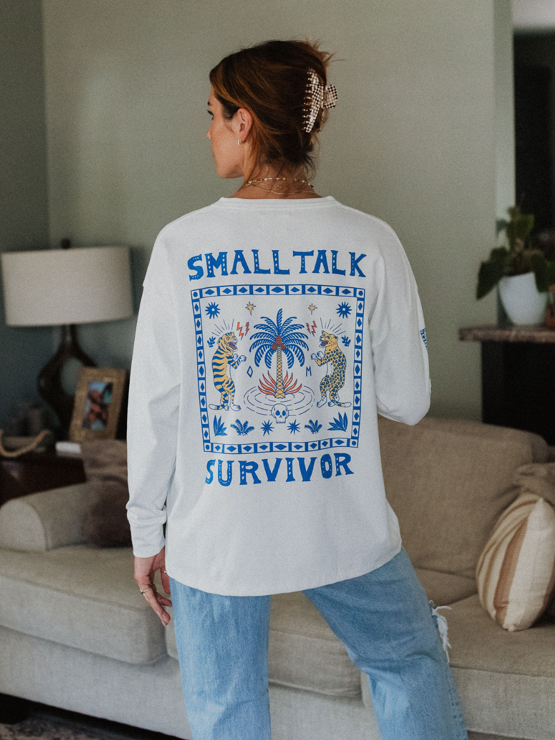 Small Talk Survivor Bamboo Long Sleeve - Octopied Mind