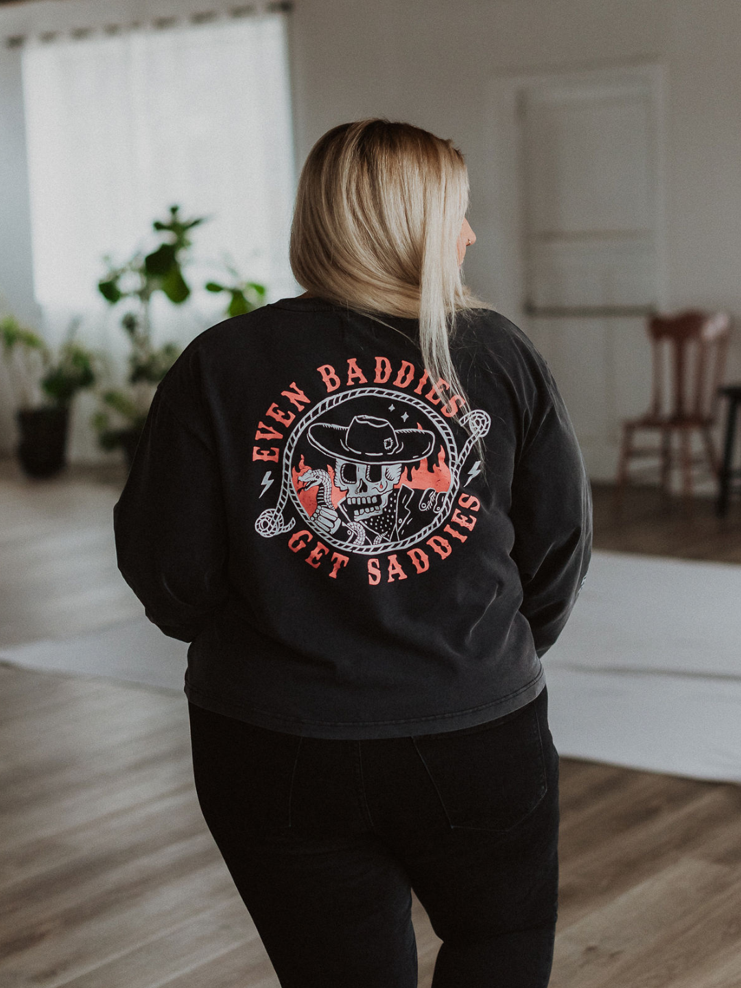 Baddies Mineral Wash Long Sleeve - Octopied Mind