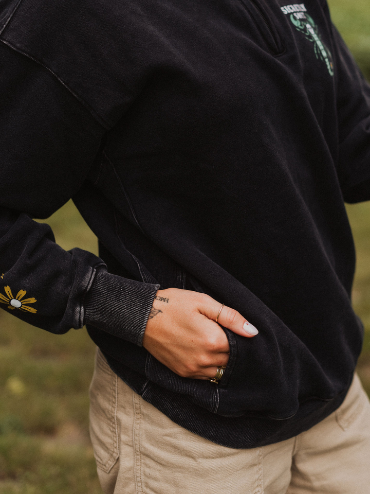 Secretly Soft 1/4 Zip Sweater - Octopied Mind