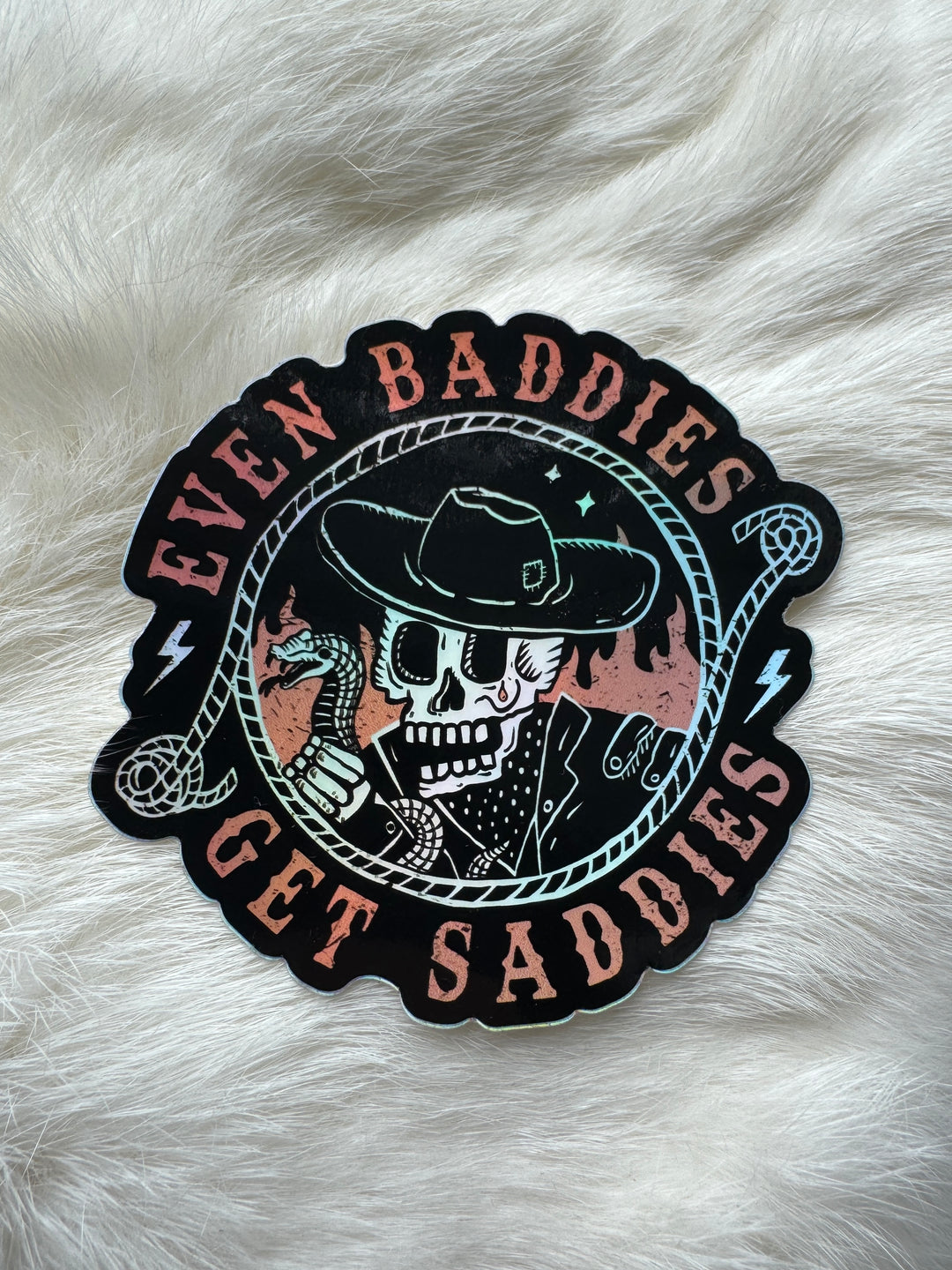 Baddies Holographic Sticker - Octopied Mind