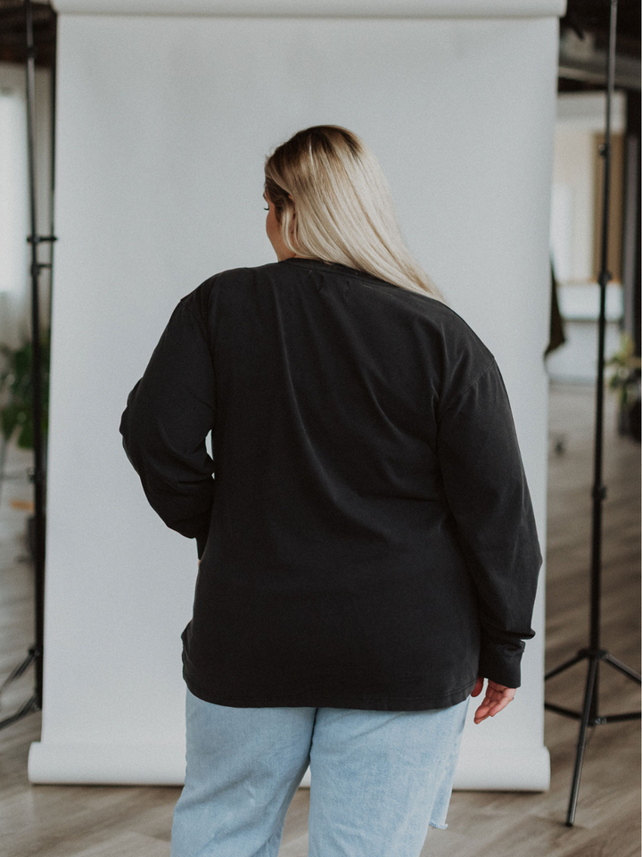 Feeling Too Much Mineral Wash Long Sleeve - Octopied Mind