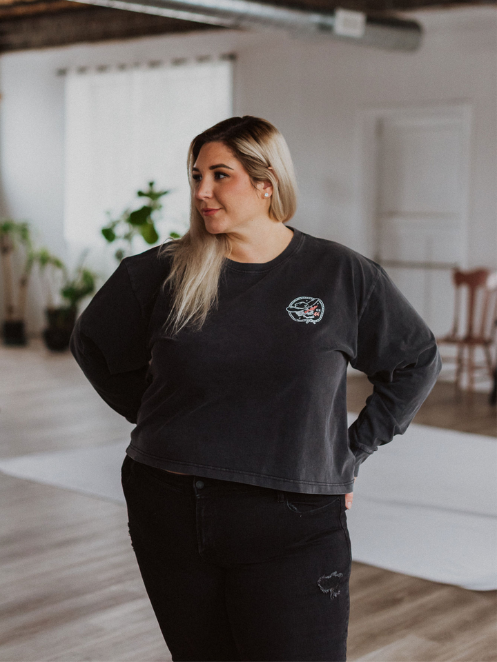 Baddies Mineral Wash Long Sleeve - Octopied Mind