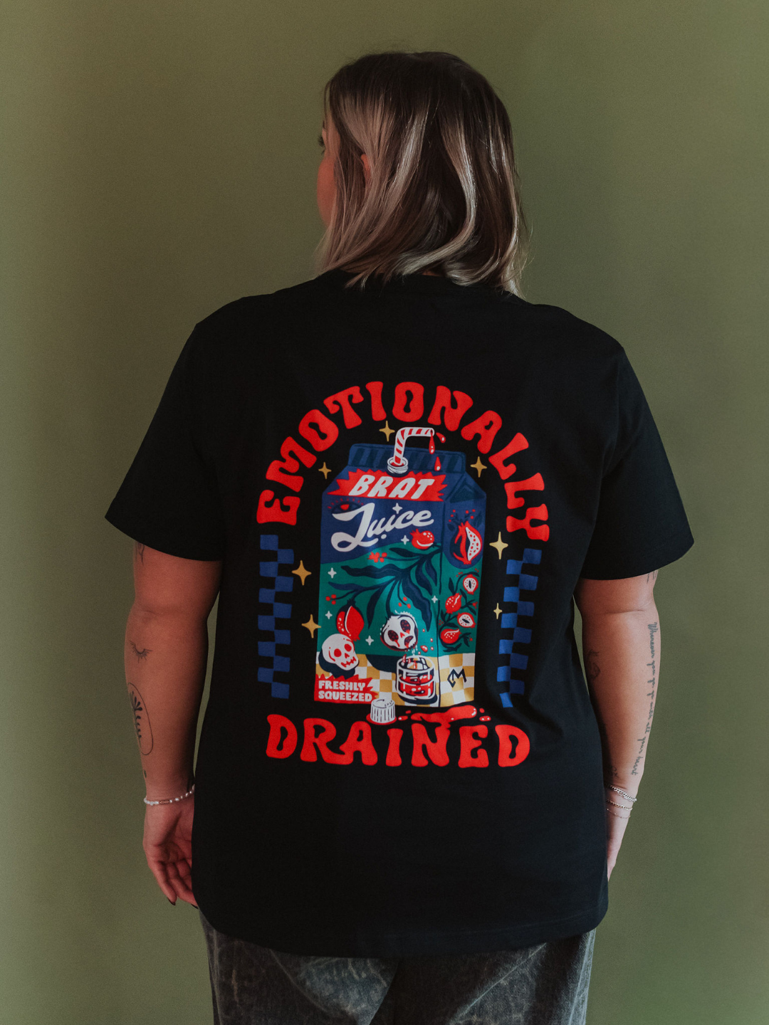 Emotionally Drained Mineral Wash T-Shirt