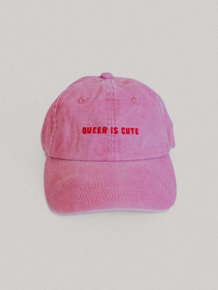 Queer Is Cute Baseball Hat