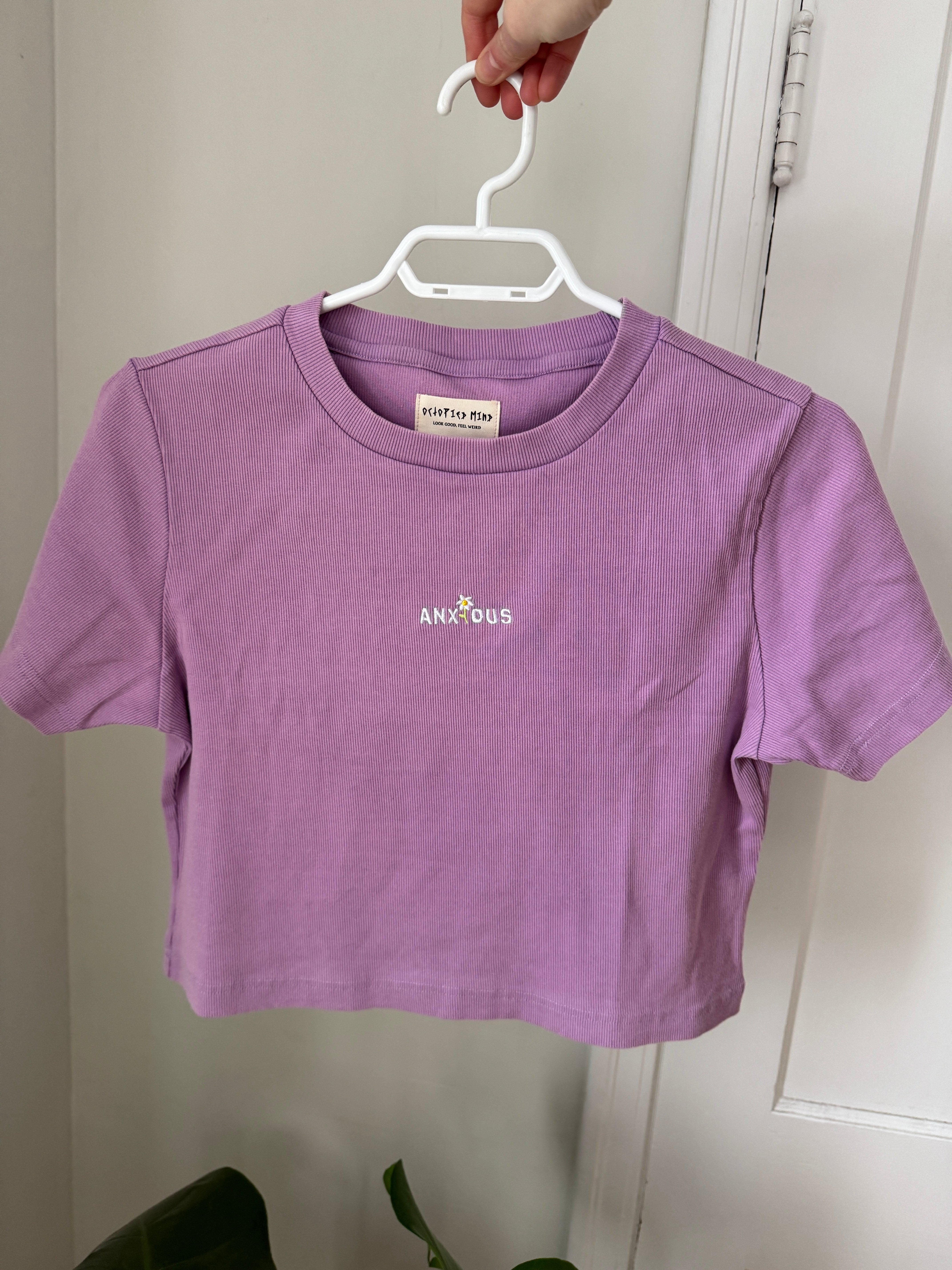 Anxious Ribbed Baby Tee