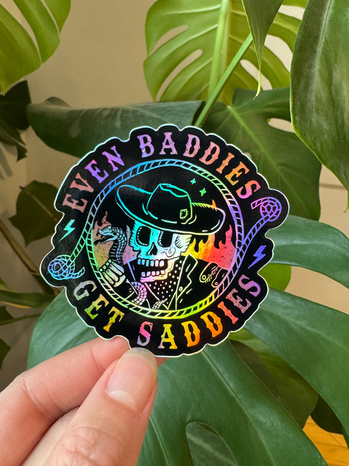 Baddies Holographic Sticker - Octopied Mind