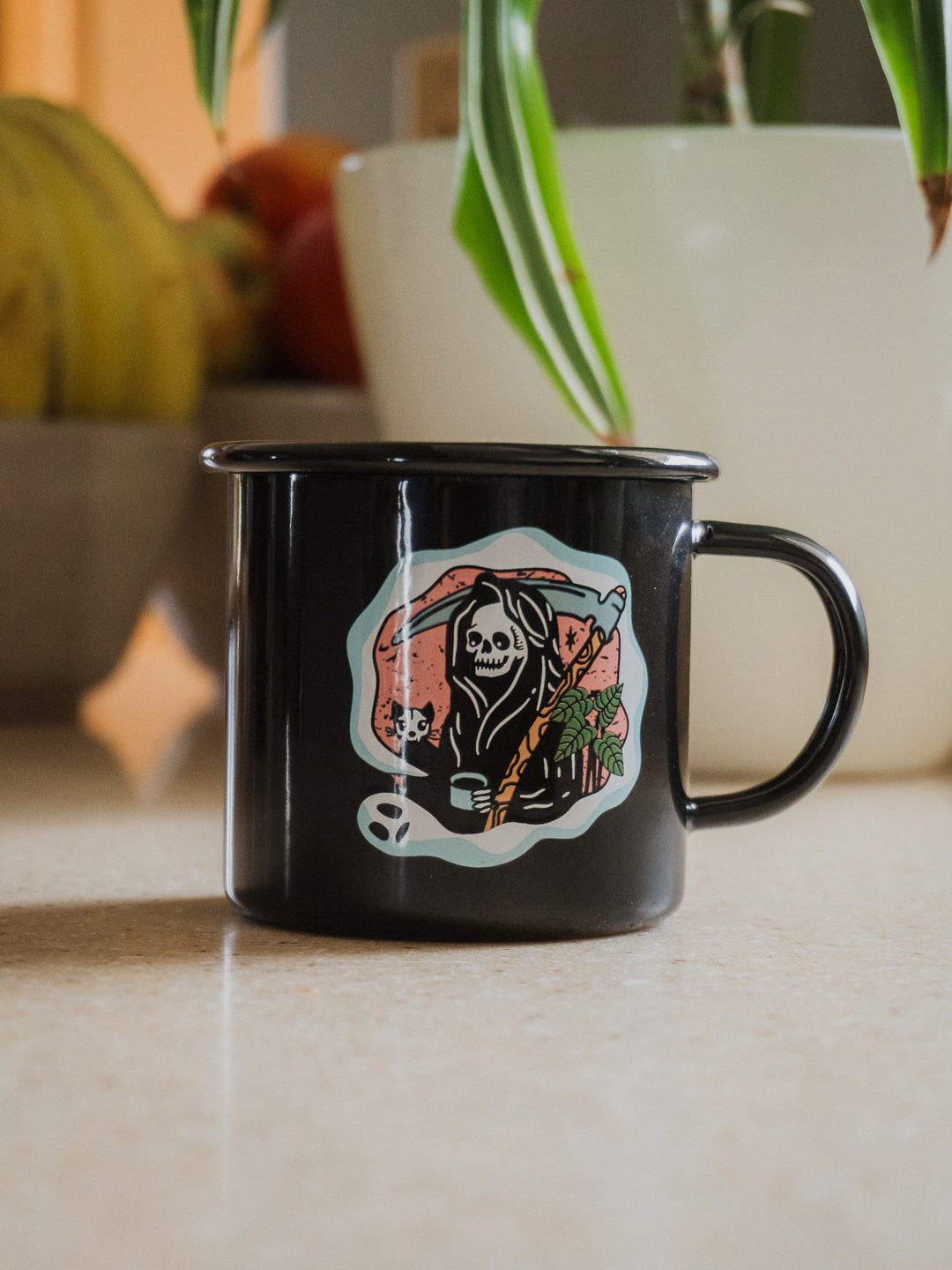 Sunday Scaries Enamel Mug - Octopied Mind