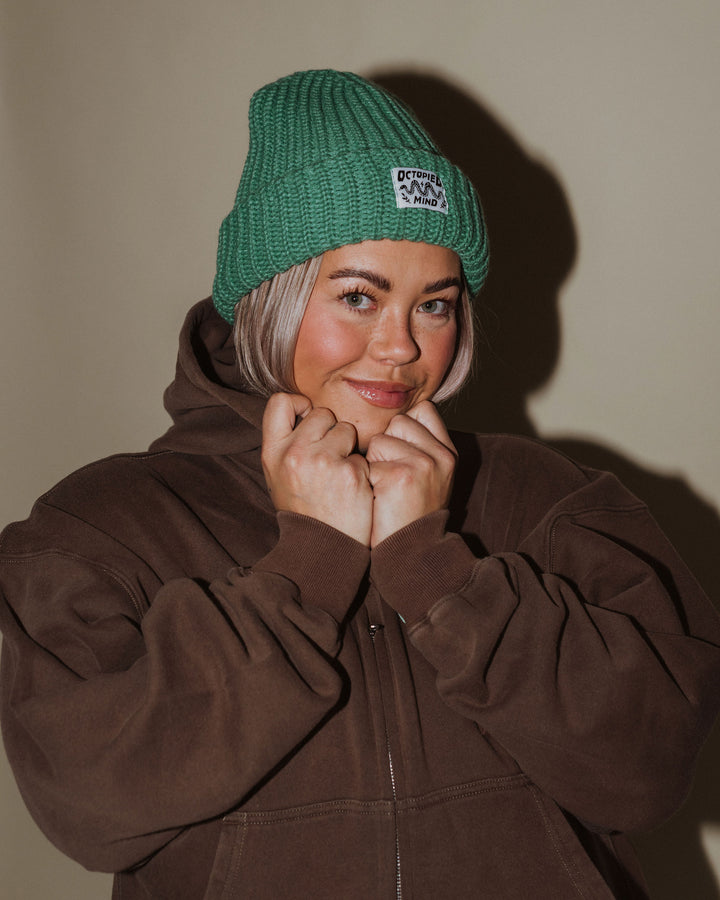 Knit Beanie - Mint