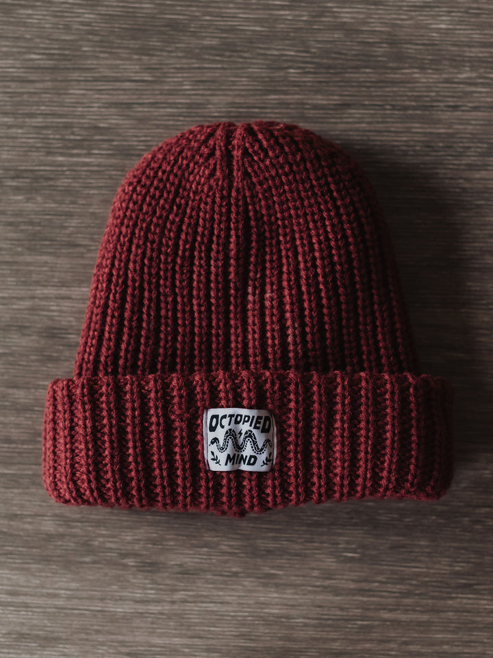 Knit Beanie - Merlot