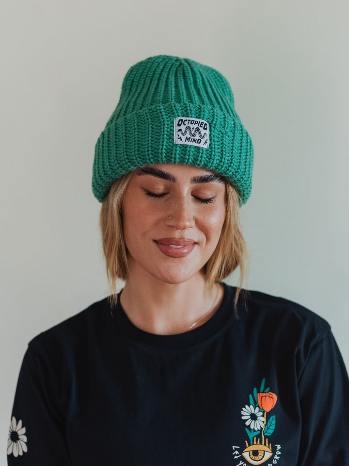 Knit Beanie - Mint