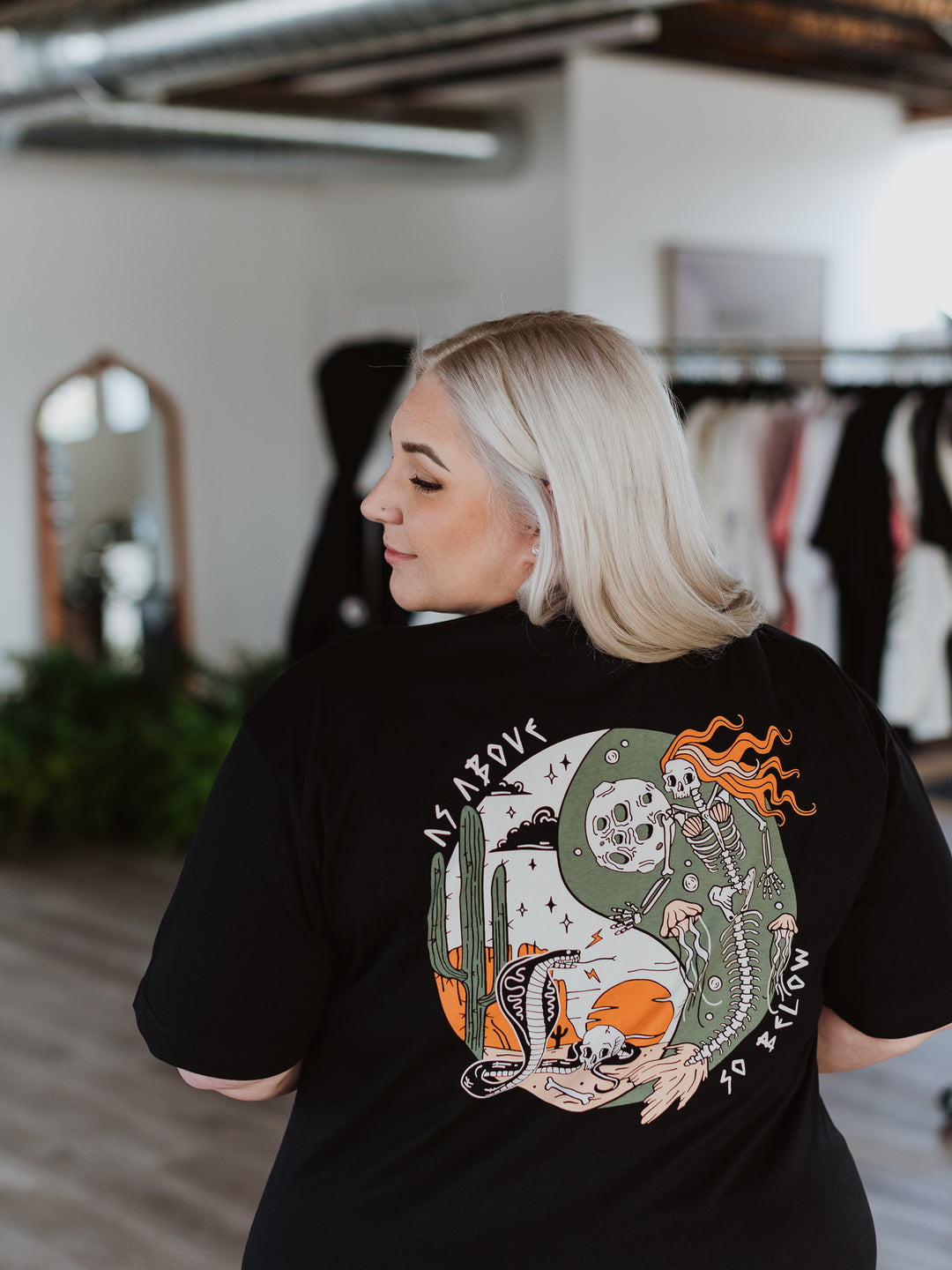 As Above So Below T-Shirt - Octopied Mind