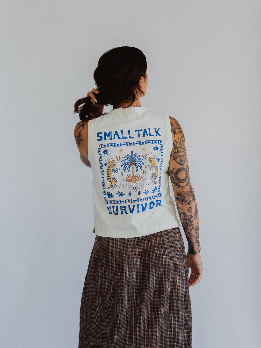 Small Talk Survivor Tank