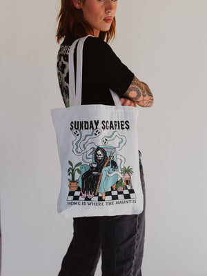 Sunday Scaries Tote Bag