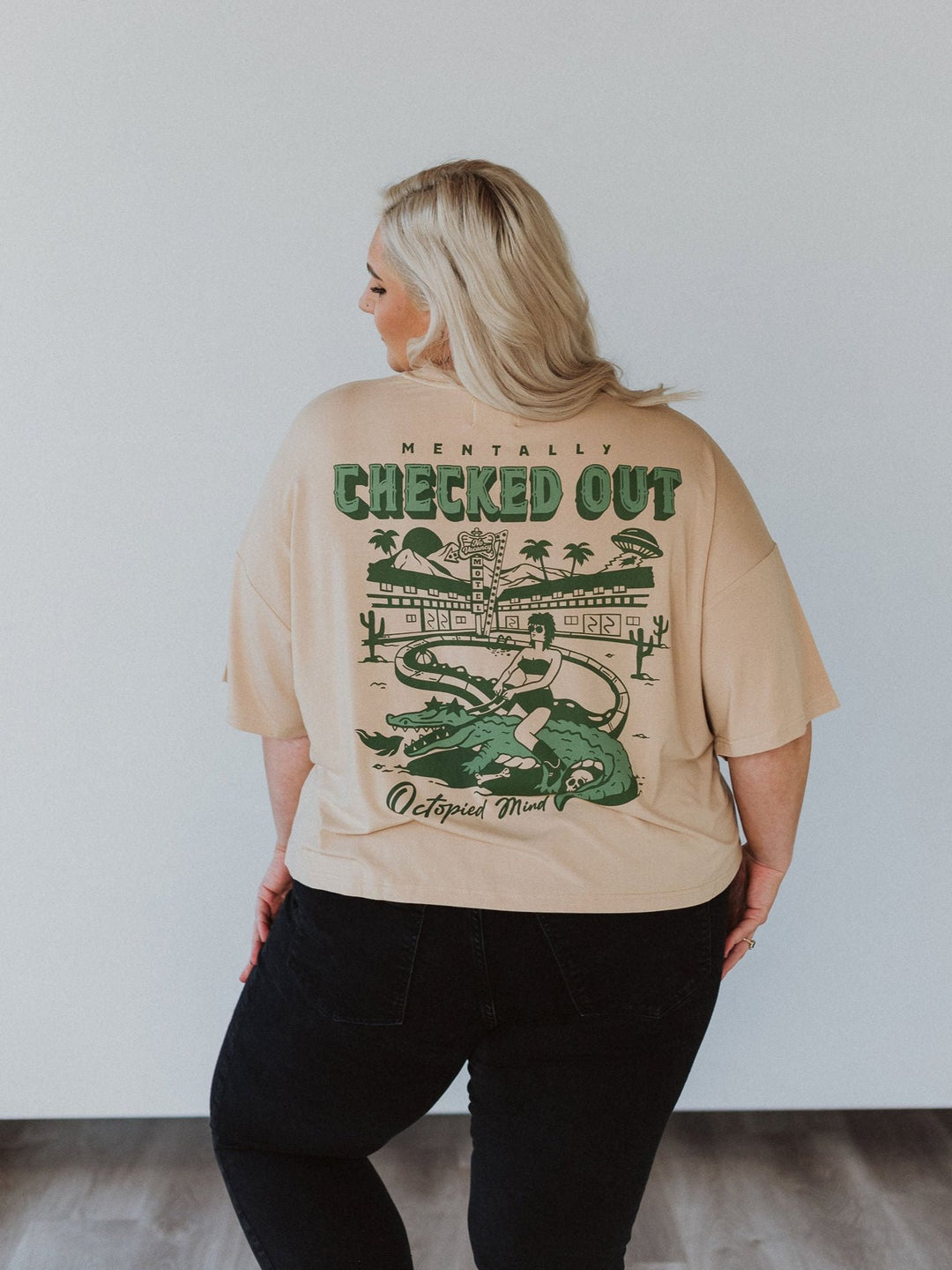 Mentally Checked Out Modal Tee - Octopied Mind